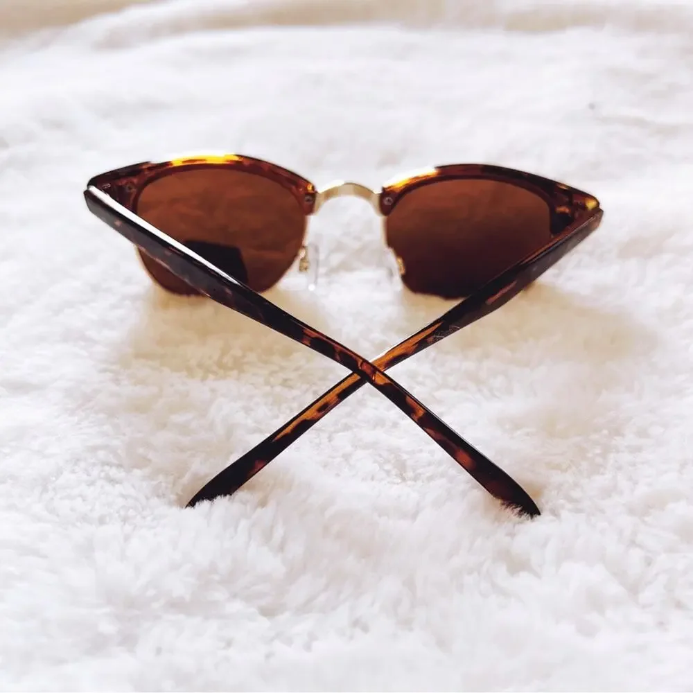 Theo Brown Sleek Modern Sunglasses